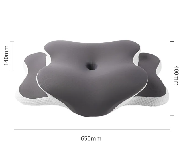 Restrove butterfly memory foam pillow with ice silk cover