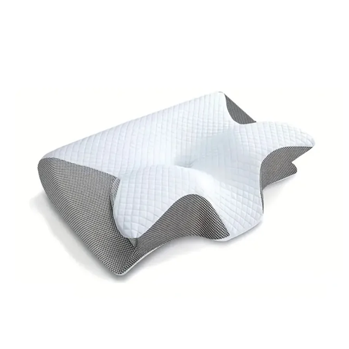 Restrove butterfly memory foam neck pillow with air-layer cover