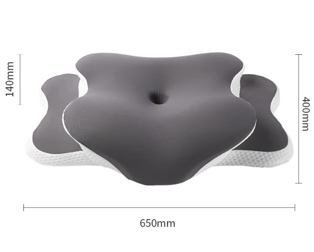 Restrove butterfly memory foam pillow with ice silk cover